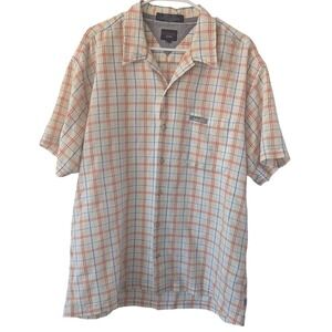 Tommy Jeans Men's Plaid Shirt Short Sleeve Button Up Casual‎ Summer Top
